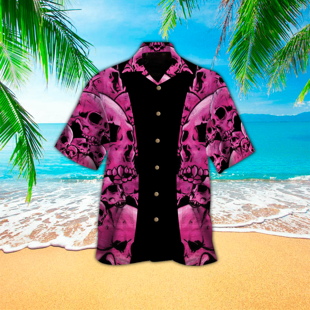 Skull Hawaiian Shirt, Gift For Skull Lovers, Hawaiian shirt for Men, Women, Adult HO2925