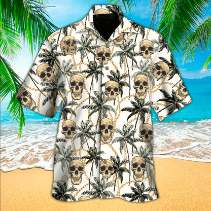 Skull Aloha Hawaii Shirt, Perfect Hawaiian Shirt For Skull Lover HO2926