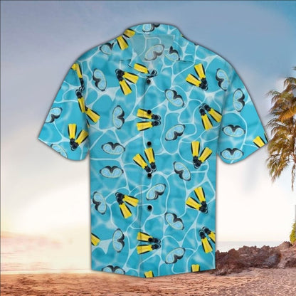 Scuba Hawaiian Shirt, Scuba Lover Gifts, Perfect Gift Ideas For Scuba Lover HO3448