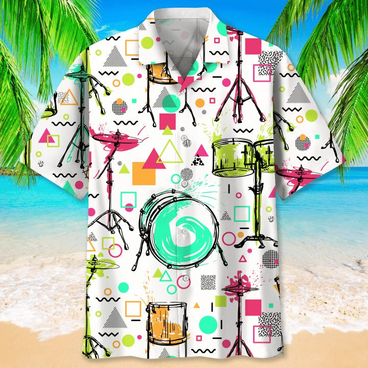 Drum Usa Hawaiian Shirt For Men And Woman, Aloha Beach Shirt For Dummers, Drum Lover Gifts HO4817