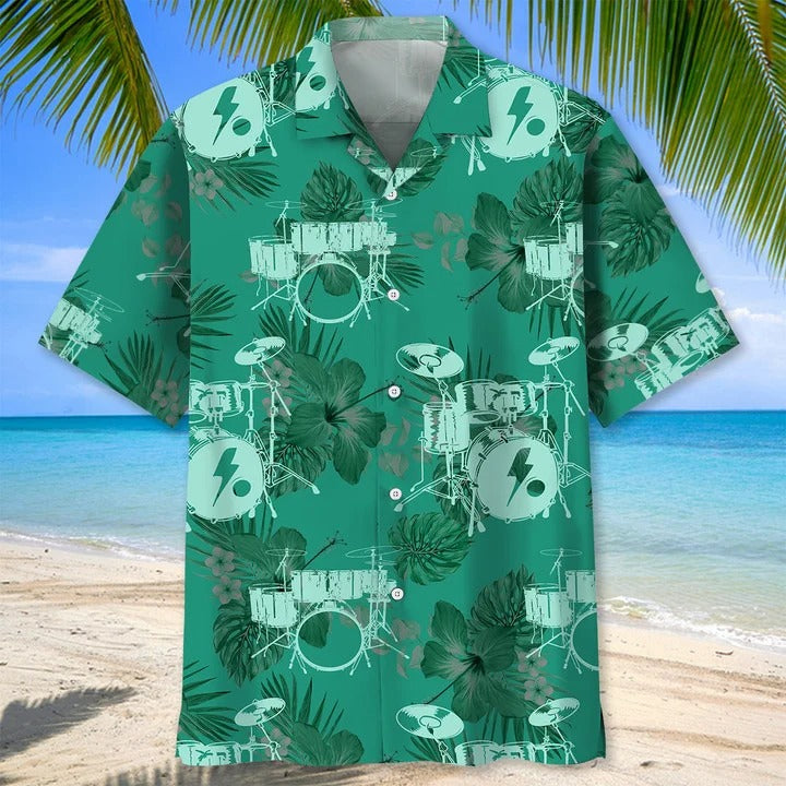 Drum Usa Hawaiian Shirt For Men And Woman, Aloha Beach Shirt For Dummers, Drum Lover Gifts HO4817