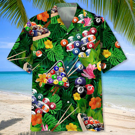 Lasfour Billiard Tropical Hawaiian Shirt BIA0839