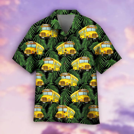 Bus Driver 3D Hawaiian shirt, Bus Driver Hawaii shirt, Gift for Driver HO0523