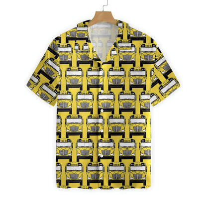 Bus Driver Hawaii shirt, School Bus Hawaiian shirt, Gift for Driver Dad, Grandpa HO0518