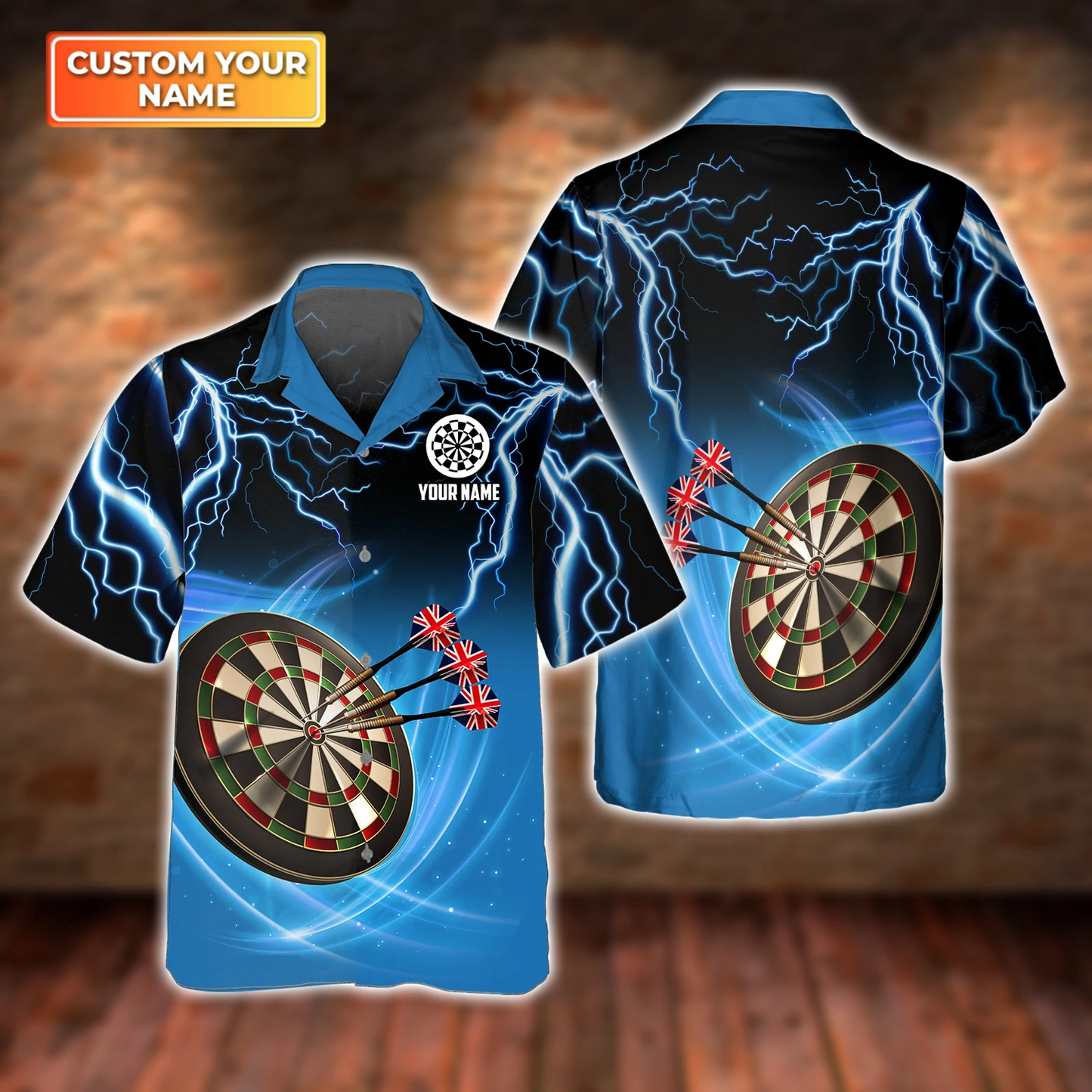 Darts Personalized Name 3D Hawaiian shirt, Darts Shirt, Darts Gift, Dart Player, Funny Darts Shirt HO4207