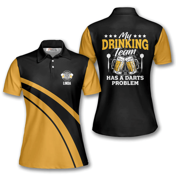 Lasfour My Drinking Team Has a Darts Problem Darts Personalized Name 3D Shirt DMA0337