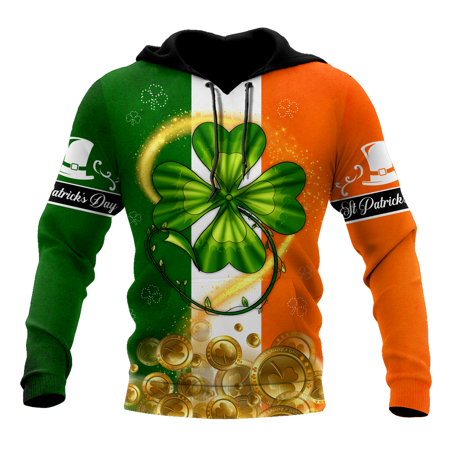 Shamrock Gold Coin Drink Beer 3D Shirt, St Patrick's Day Shirt, Irish Shirt, Lucky Shirt, Drinking Shirts, Let's Day Drink PO0296