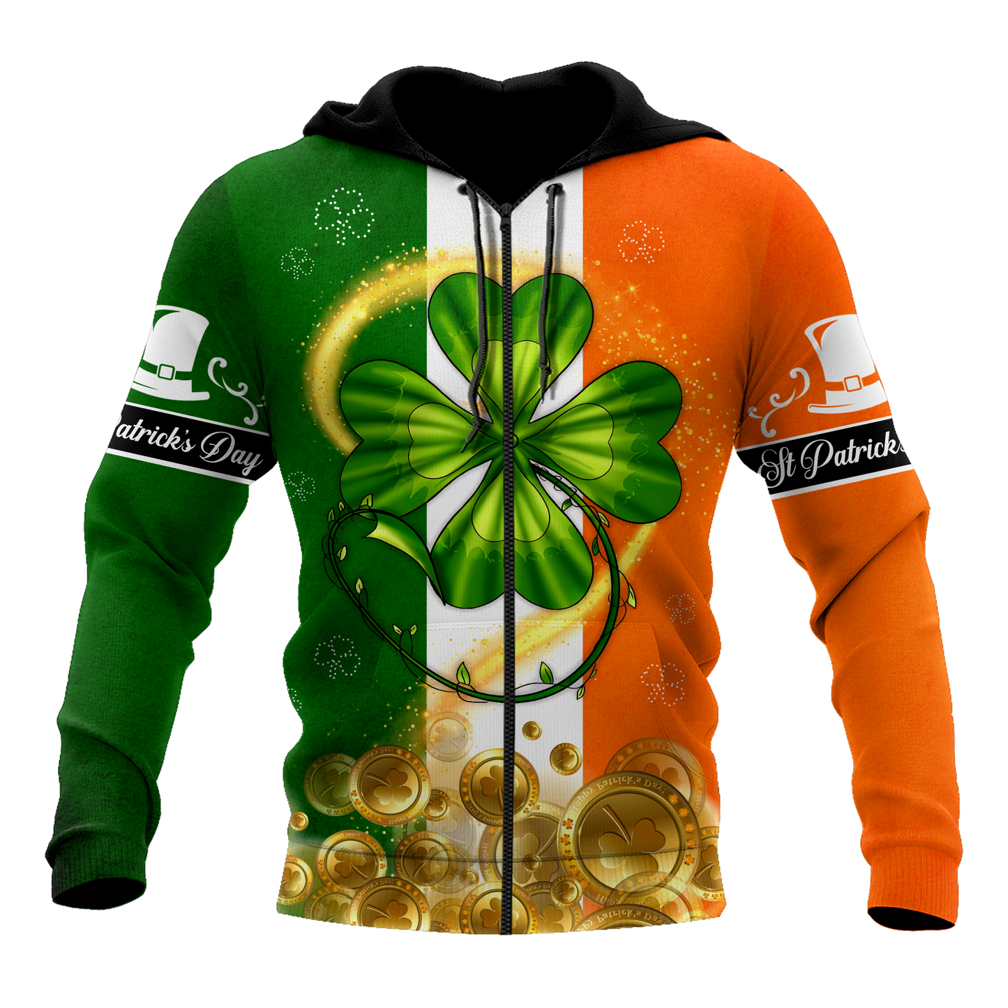 Shamrock Gold Coin Drink Beer 3D Shirt, St Patrick's Day Shirt, Irish Shirt, Lucky Shirt, Drinking Shirts, Let's Day Drink PO0296