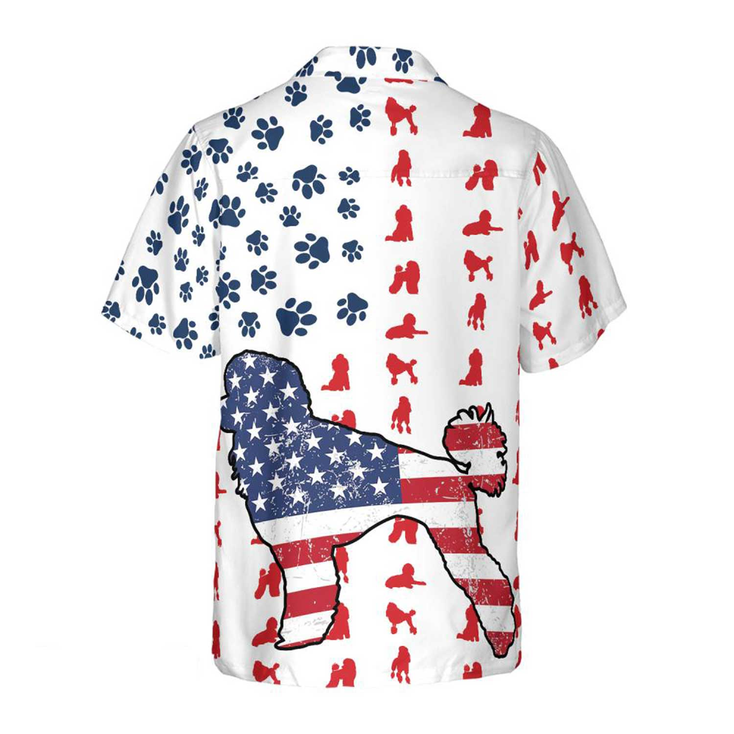 Poodle Aloha Hawaiian Shirts For Summer, Poodles American Flag Hawaiian Shirt For Men Women, Gift For Dog Lovers, 4th Of July Party, Independence Day HO3733