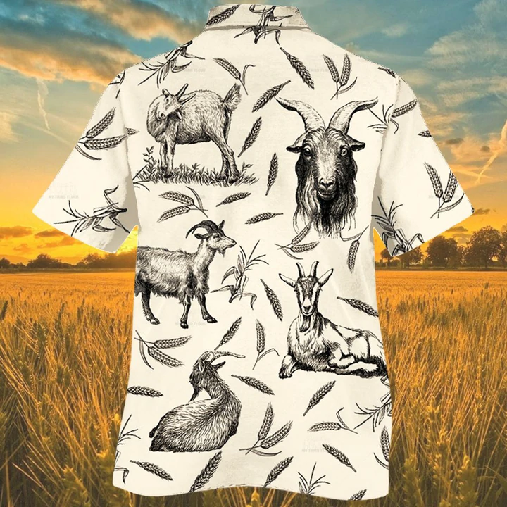 Goat Farm Lovers Hawaiian Shirt Men HO2499