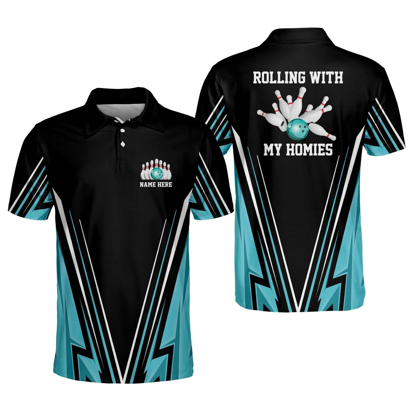 Rolling with My Homies Bowling Shirts BM0055