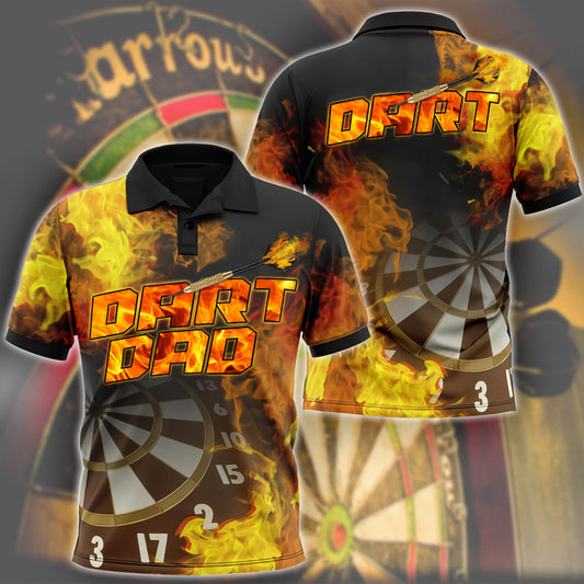 Personalized Name Darts Dad All Over Printed Unisex Shirt, Gift for Dad Dart DMO0096