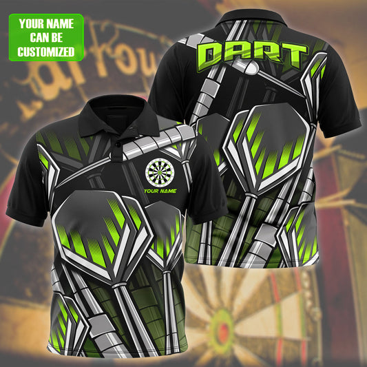 Personalized 3D All Over Print Dart Polo Shirt, Full Pattern Dart Shirt ,Gift To Dart Players DMO0035