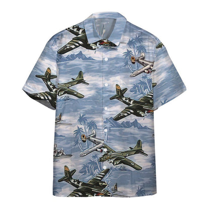 3D Aircrafts Custom Hawaii Shirt, Hawaiian Shirts for Men Short Sleeve Aloha Beach Shirt HO3273