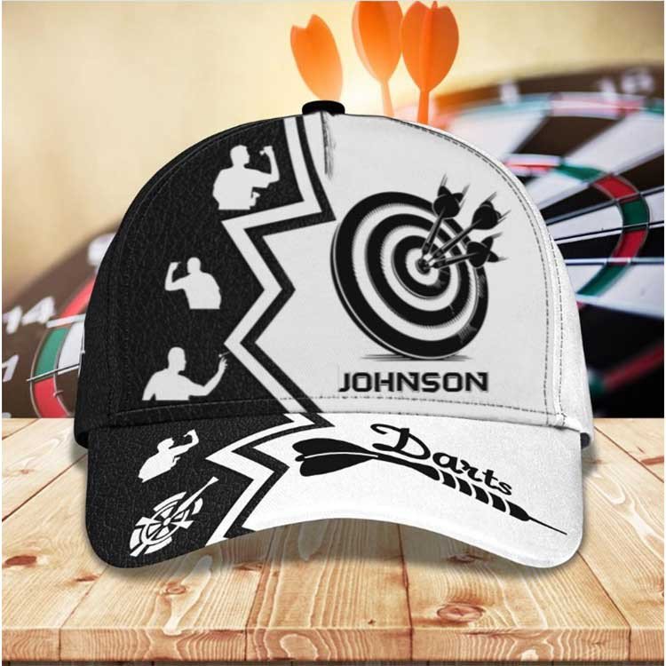 Personalized Darts Steps 3D Baseball Cap for Him, Dart Gift for His Birthday Dart Hat CO0014