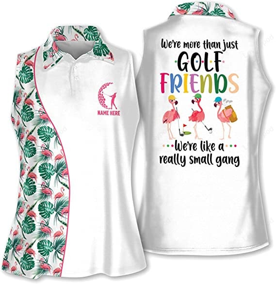 Personalized golf shirts for women sleeveless with collar, funny golf shirts for women, funny golf outfits for women GY0045