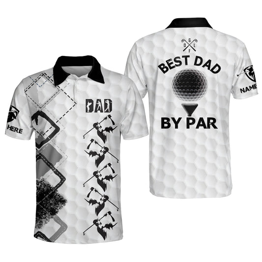 Best Dad By Par Golf Polo Shirt GM0180