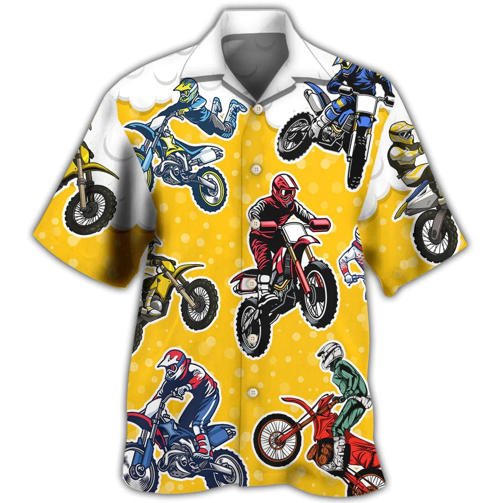 Beer I Like Beer And Motocross Hawaiian Shirt Men Women Beer Hawaii Aloha Beach Shirt HO5321