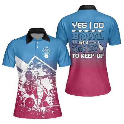 Bowl Like A Girl Bowling Shirts BW0022