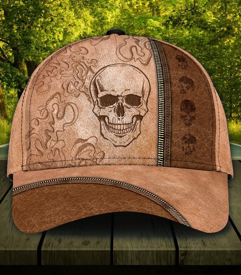 Lasfour 3D Full Print Skull Cap Hat, Men Baseball Skull Cap Hat, Women Skull Cap Hat CO0649