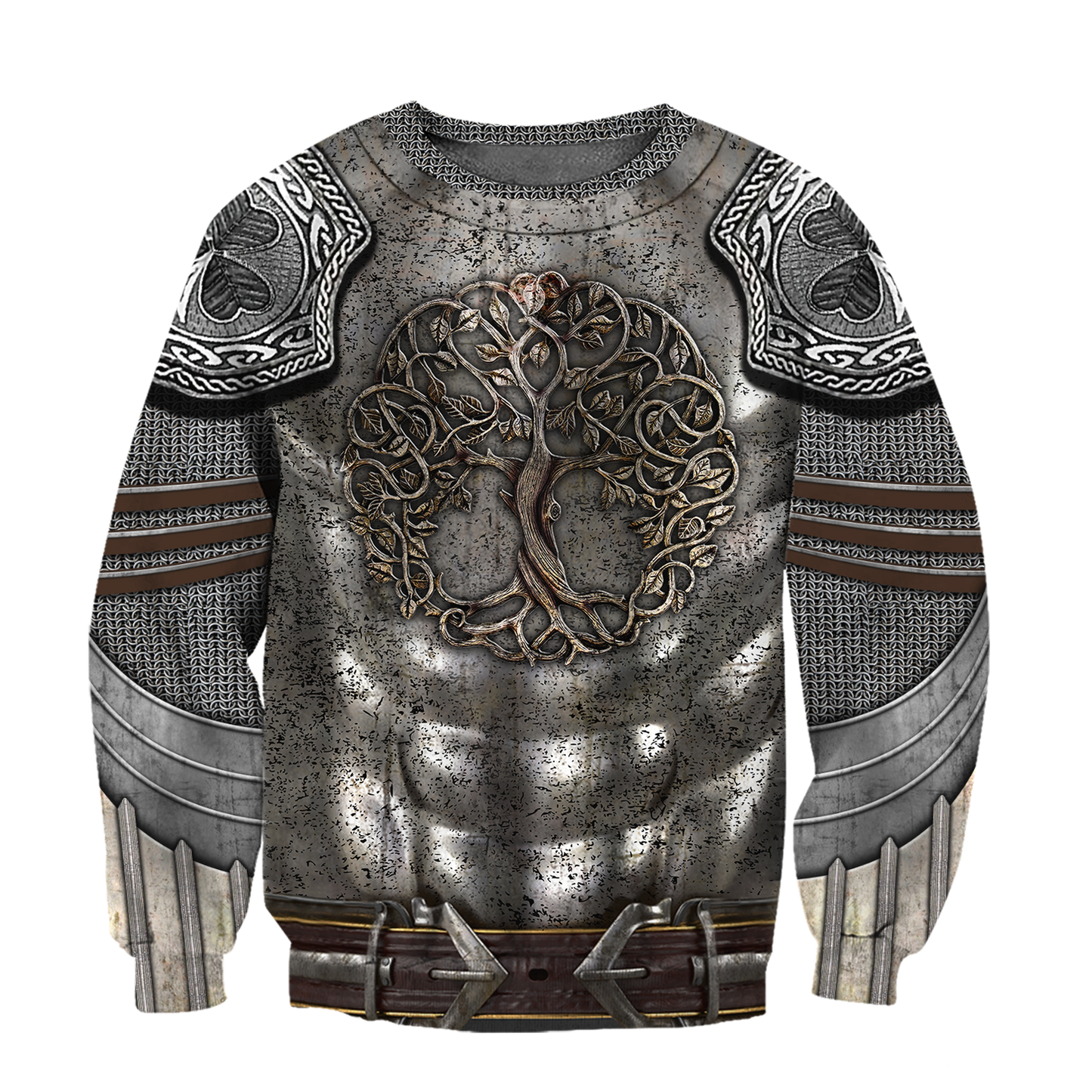 Irish Armor Warrior Knight Chainmail Shirts For Men and Women, Gift For St Patrick Day Shirt PO0254