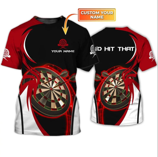 Lasfour Dart Personalized 3D All Over Printed I'd Hit That Shirt DMA0449