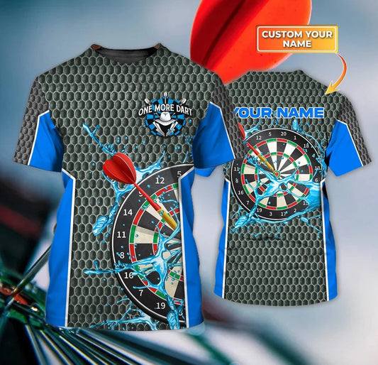 Lasfour Dart Personalized 3D All Over Printed Dart One More Shirt DMA0442