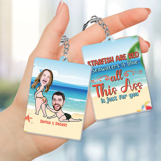 Romantic Couple, Love You Forever, Personalized Keychain, Couple Gifts, Gifts For Her, Gifts For Him KO0005