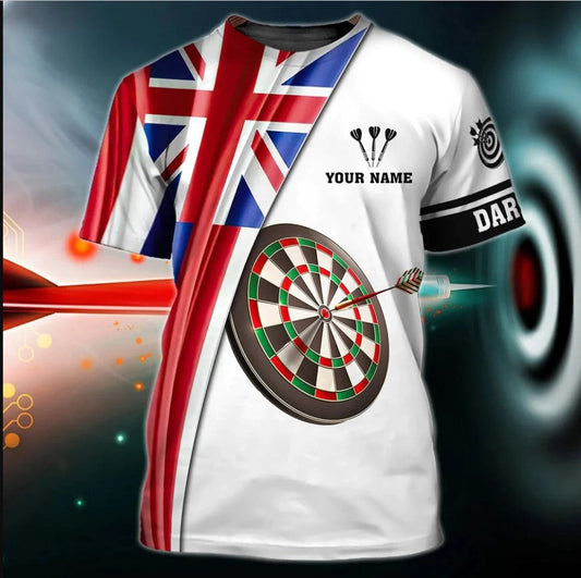 Lasfour Customized 3D UK Dart Shirt Dart Player Team Uniform UK DMA0468