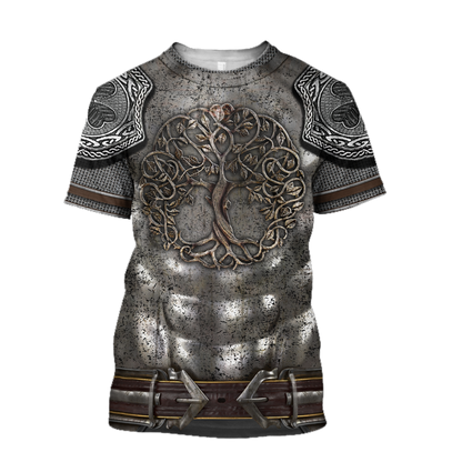 Irish Armor Warrior Knight Chainmail Shirts For Men and Women, Gift For St Patrick Day Shirt PO0254