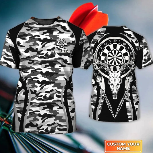 Lasfour Dart Personalized 3D All Over Printed Dart And Deer Shirt DMA0425