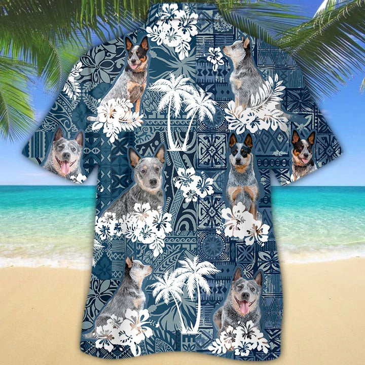 Blue Heeler Hawaiian Shirt For Men And Women, Animal Hawaii Shirts, Gift To Pet Lovers HO4879