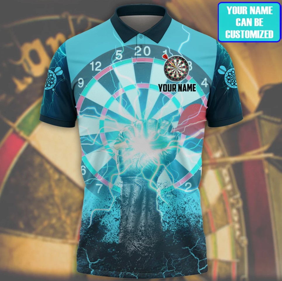 Lasfour Dart Personalized 3D All Over Printed Thunder Shirt DMA0419