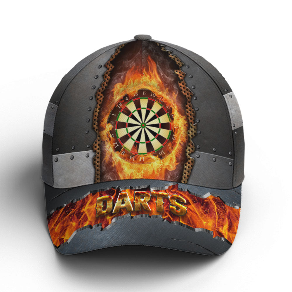 Fire Darts Metallic Style Baseball Cap Lasfour CO0894