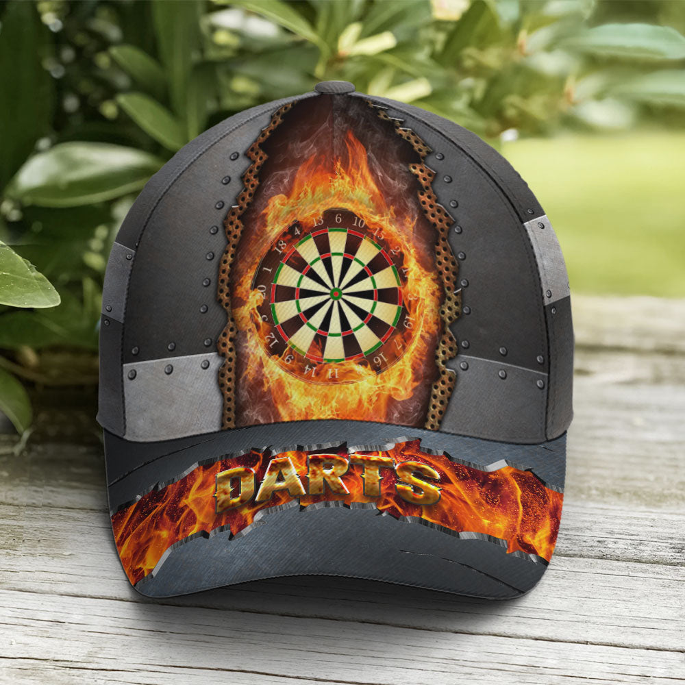 Fire Darts Metallic Style Baseball Cap Lasfour CO0894