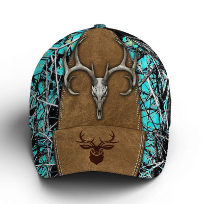 Hunting Camouflage Multicolor Deer Logo Baseball Cap Lasfour CO0694