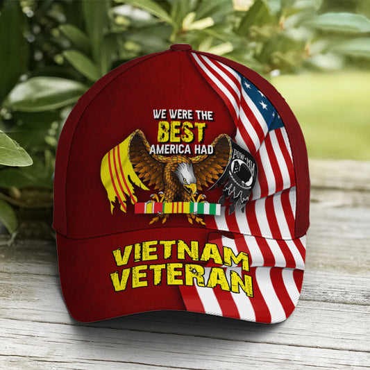 Vietnam Veteran Eagle Baseball Cap Lasfour CO0120