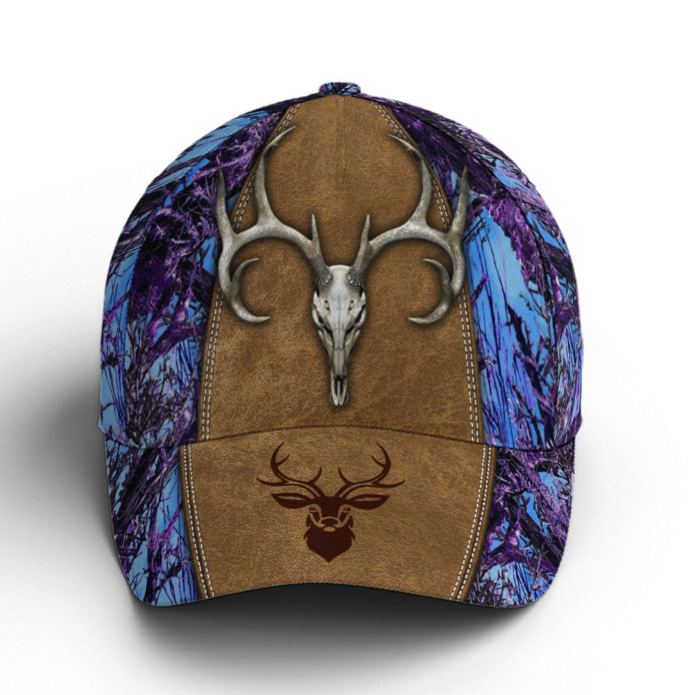 Hunting Camouflage Multicolor Deer Logo Baseball Cap Lasfour CO0694