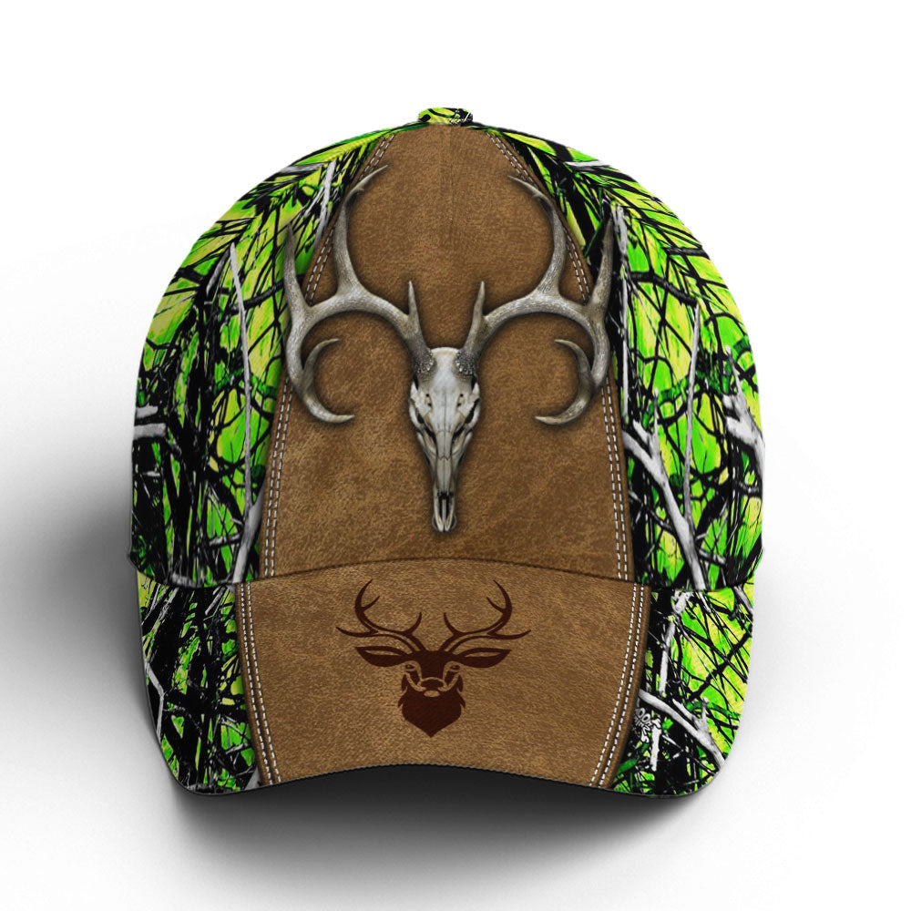 Hunting Camouflage Multicolor Deer Logo Baseball Cap Lasfour CO0694