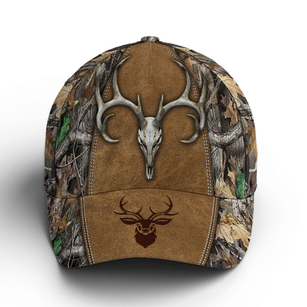 Hunting Camouflage Multicolor Deer Logo Baseball Cap Lasfour CO0694