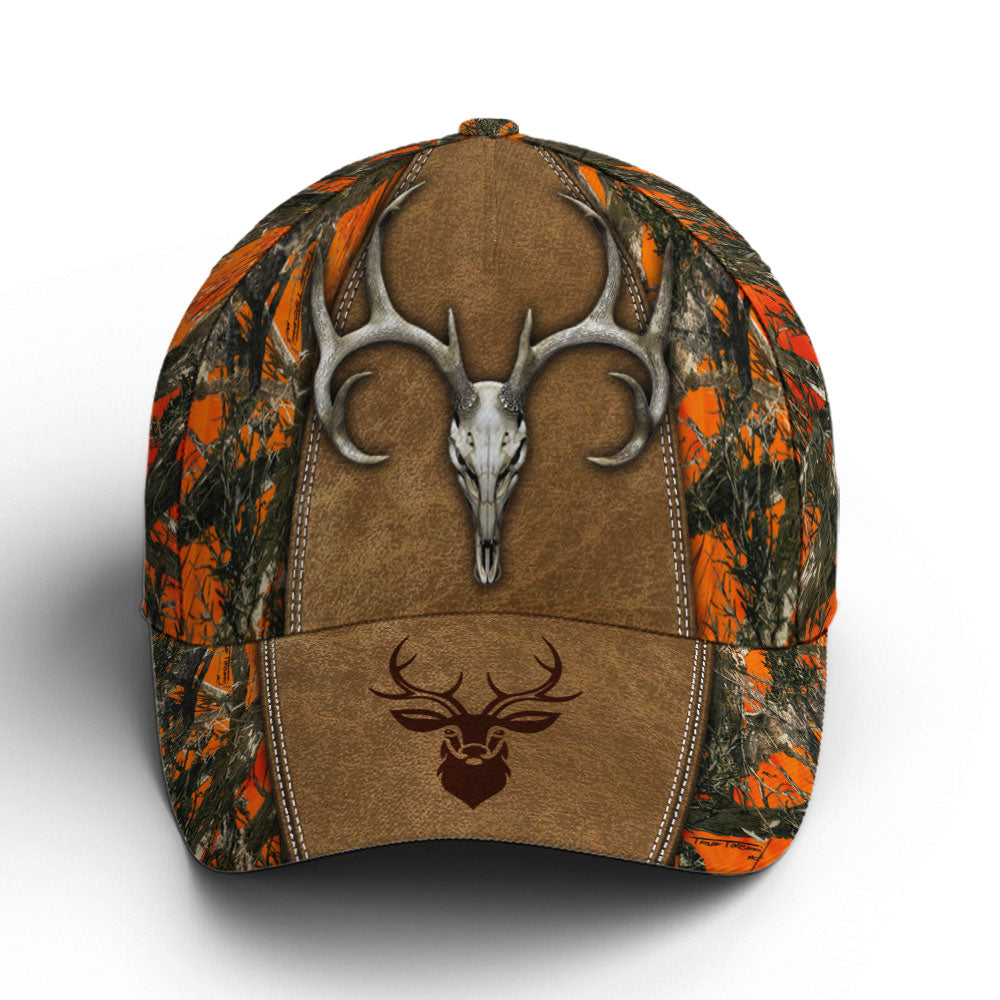 Hunting Camouflage Multicolor Deer Logo Baseball Cap Lasfour CO0694