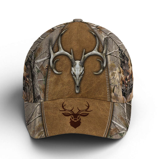 Hunting Camouflage Multicolor Deer Logo Baseball Cap Lasfour CO0694