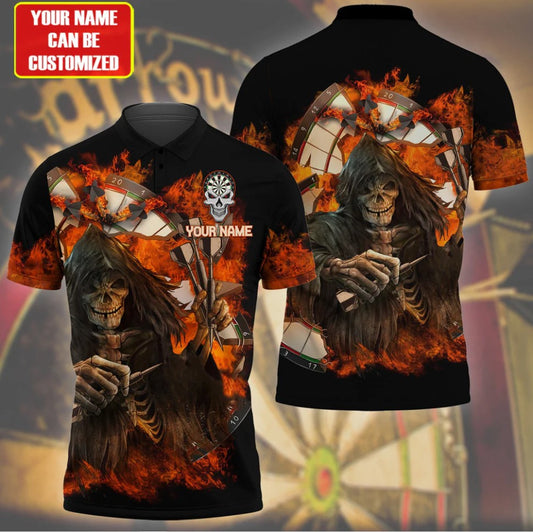 Lasfour Dart Personalized 3D All Over Printed Fire Reaper Shirt DMA0410