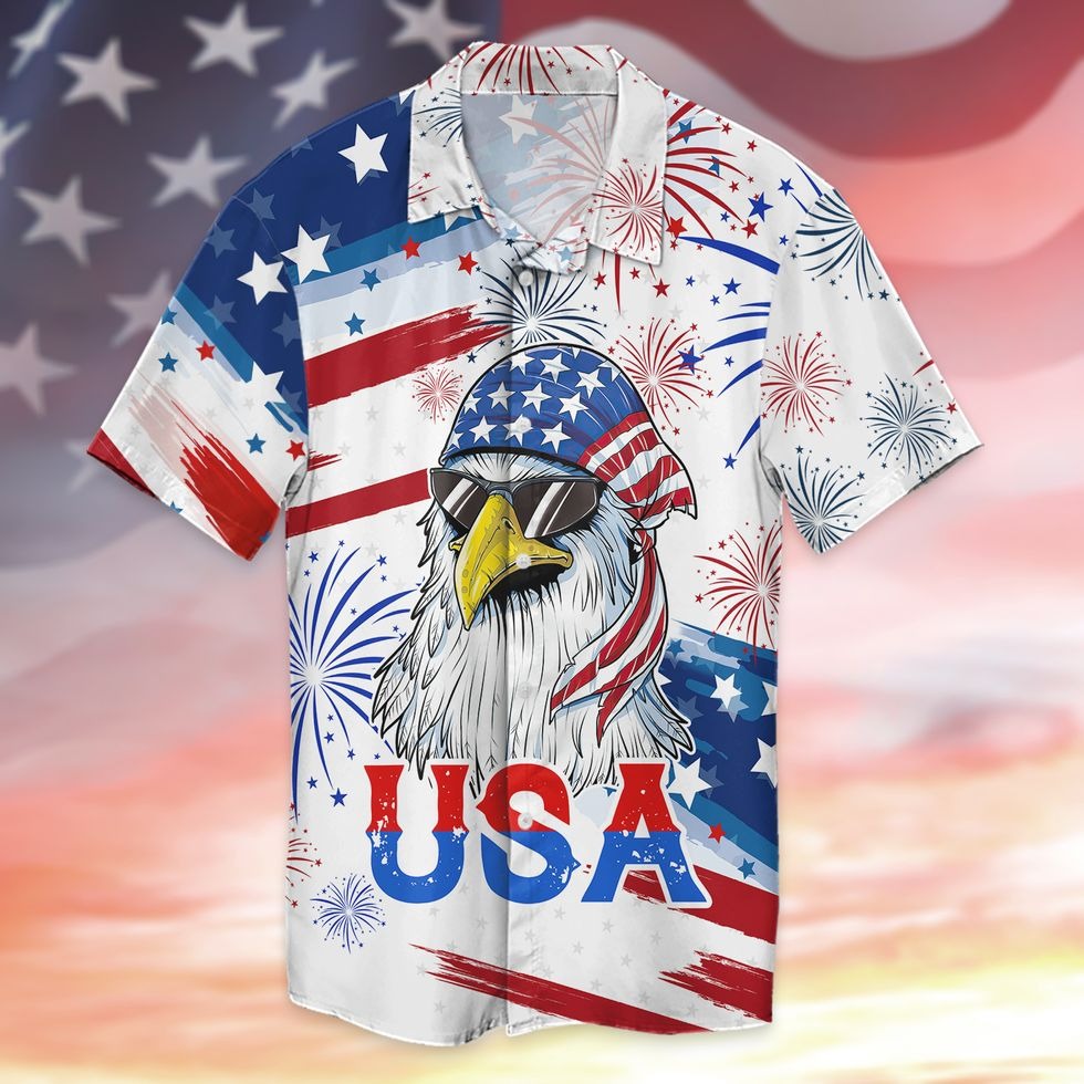 Independence Day Patriotic Hawaiian Shirts For Men And Woman, 4Th Of Jul Hawaii Shirt Gifts HO4958