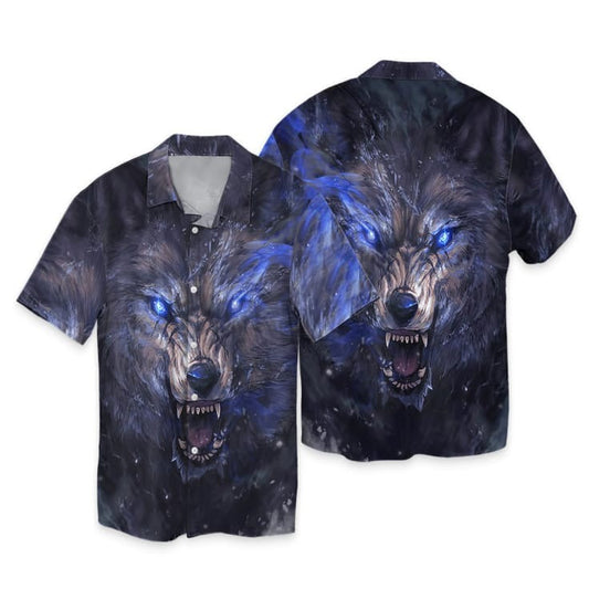 Wolf Spirit 3D Hawaiian Shirt, Wolf Hawaiian Aloha Beach Shirts For Men And Women, Wolf Hawaiian Shirt HO5144