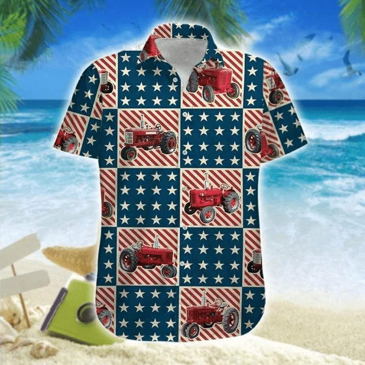 Hawaiian Aloha Shirts American Flag 4Th Of July Jee HO1322