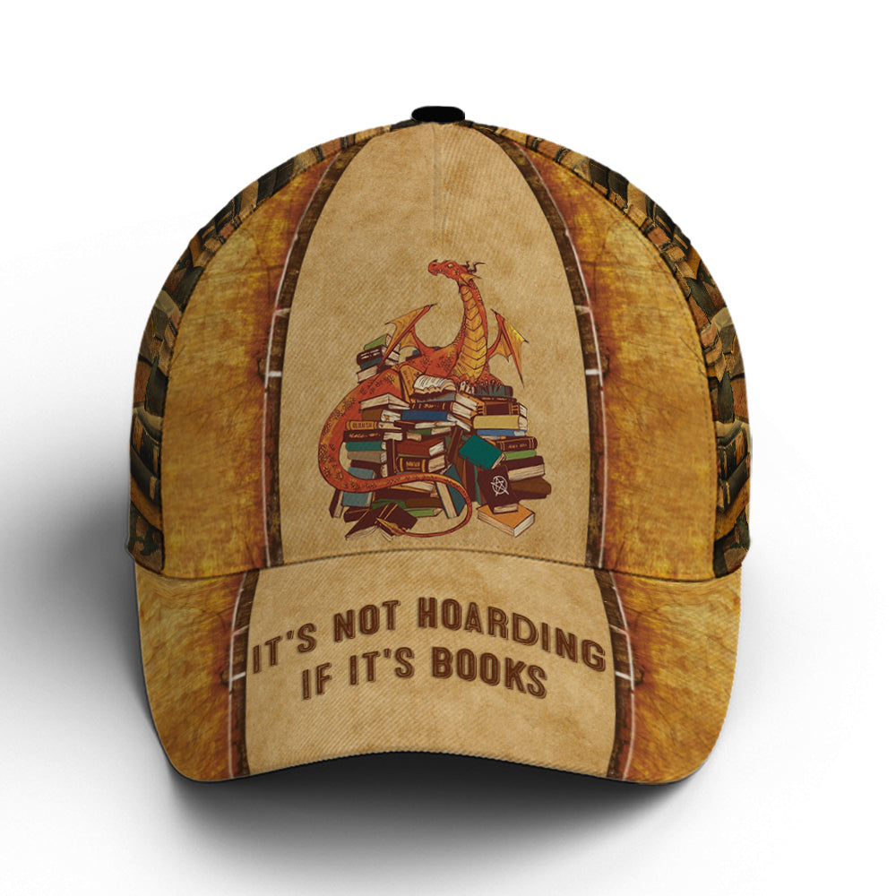 It's Not Hoarding Dragon Books Vintage Style Baseball Cap Lasfour CO0737