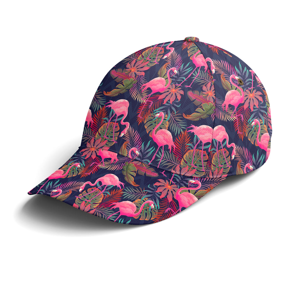 Flamingo Tropical Pattern Baseball Cap Lasfour CO0723