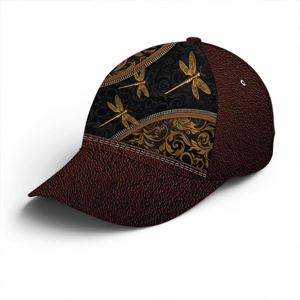 Dragonfly Leather Style Classic Baseball Cap Lasfour CO0782