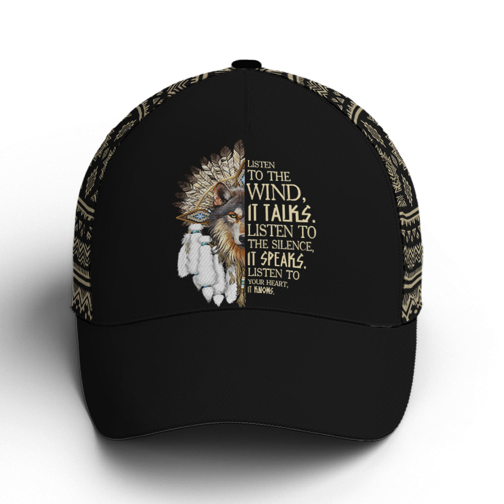 Wolf Native American Baseball Cap Lasfour CO0681